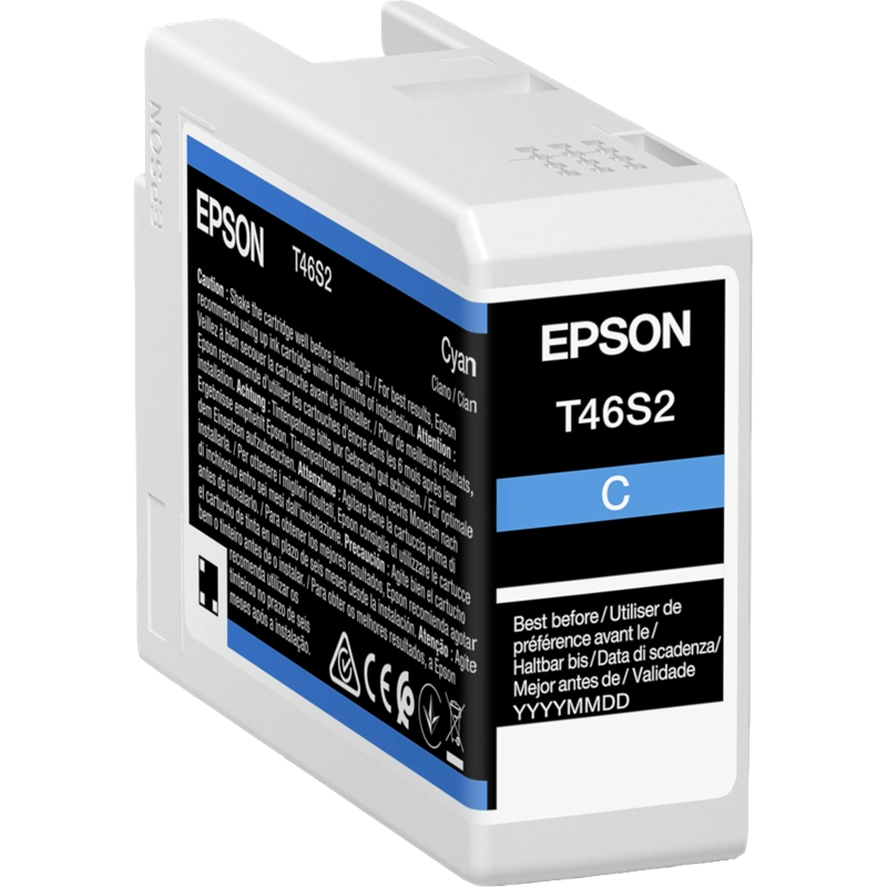 Картридж чернильный Epson T46S UltraChrome Pro 10, C13T46S200, Циан