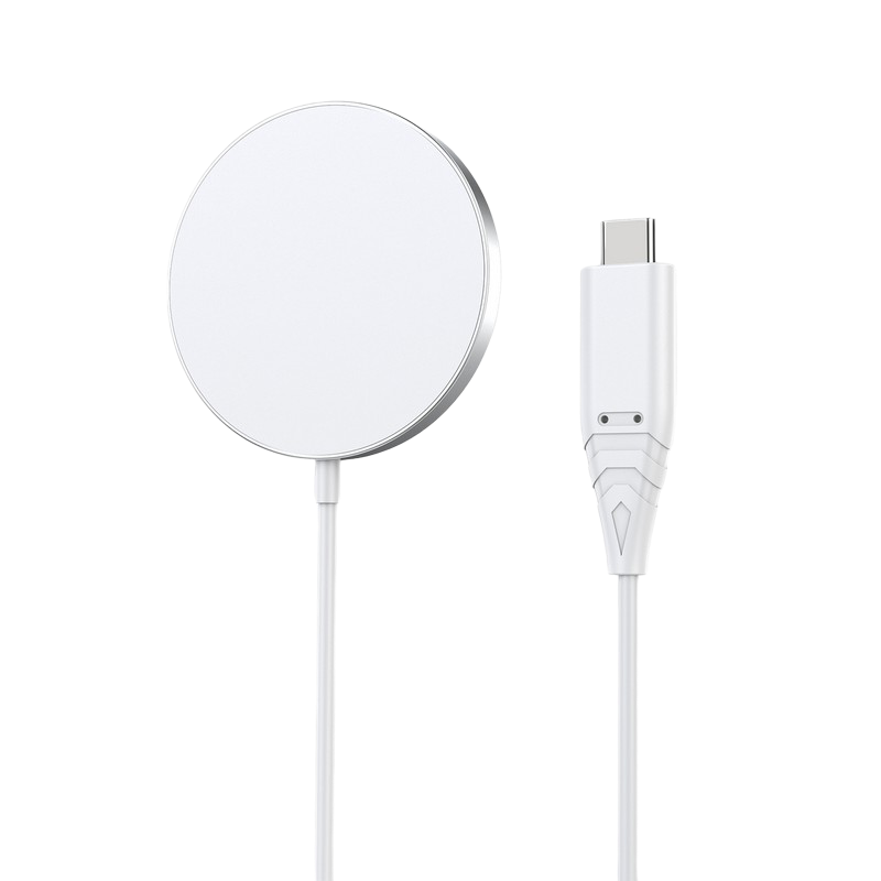 Încărcător wireless Choetech H046 + T518-F, 15 W, Alb
