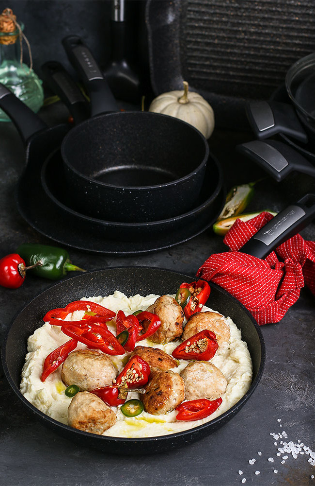 Сковорода polaris monolit-20f, 20cm, чёрный Thumbnail 6