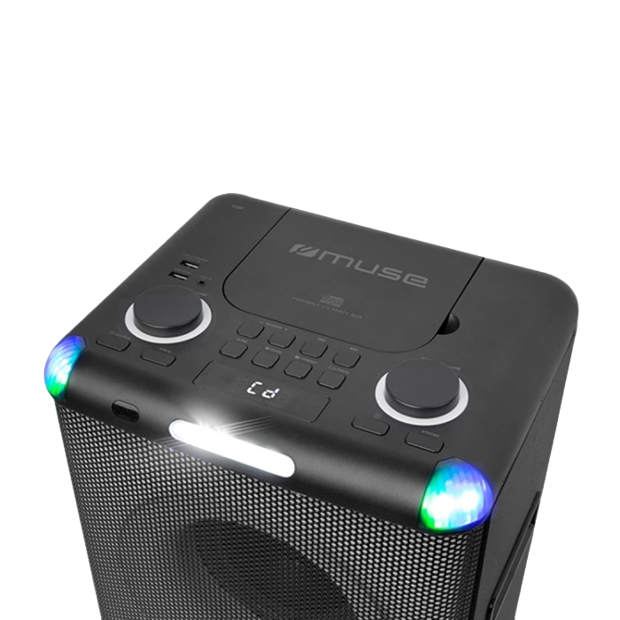 Портативная колонка MUSE M-1958 DJ, Чёрный