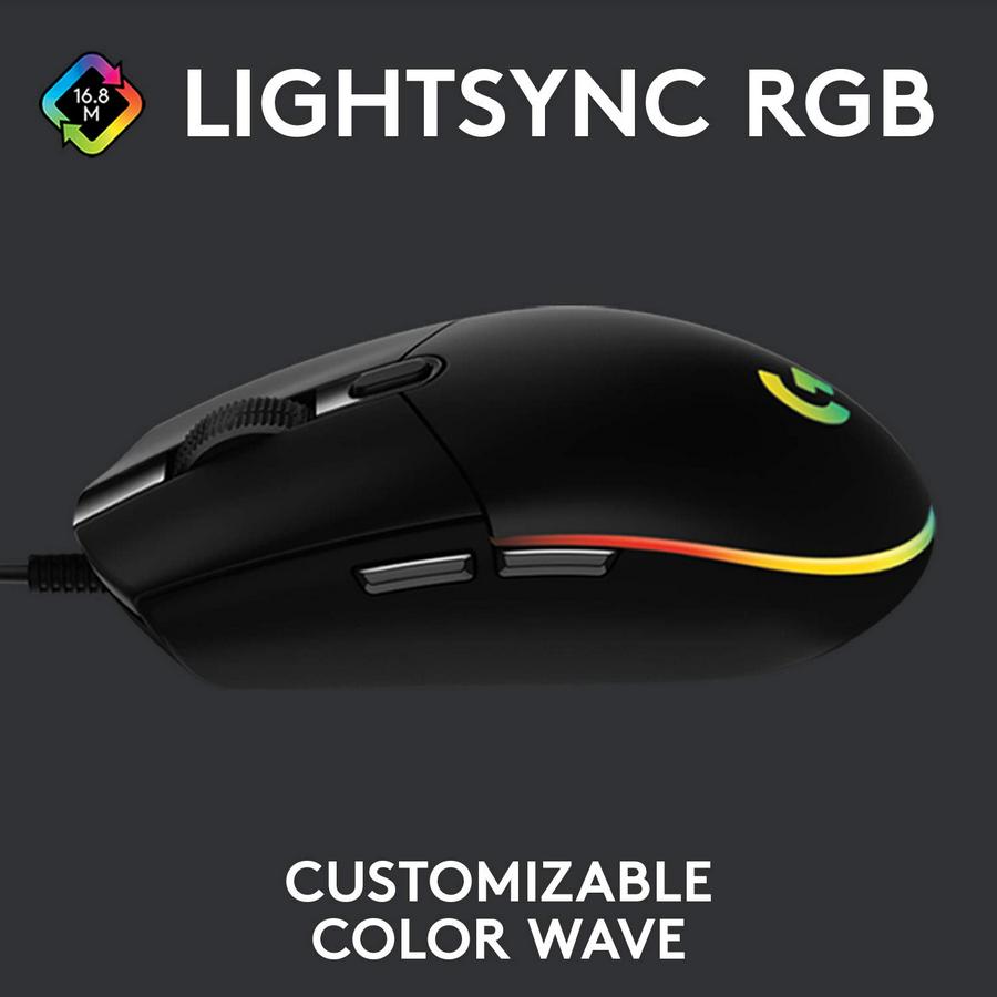 Игровая мышь Logitech G102, Чёрный