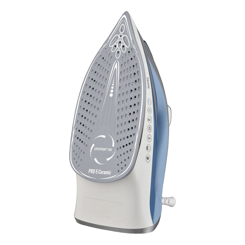 Fier de călcat Polaris PIR 2820AK, 2800W, Albastru deschis/Alb