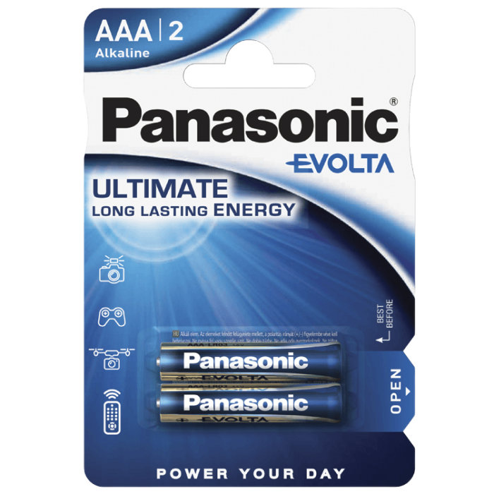 Батарейки Panasonic LR03EGE, AAA, 2шт.