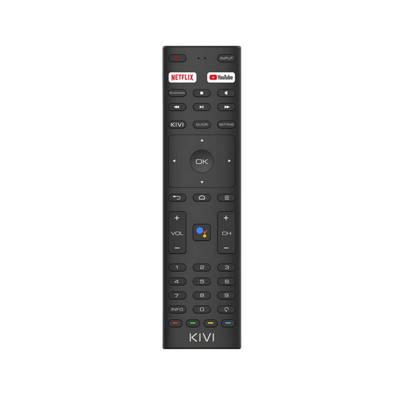 24" LED SMART TV KIVI 24H760QW, 1366x768 HD, Android TV, Alb
