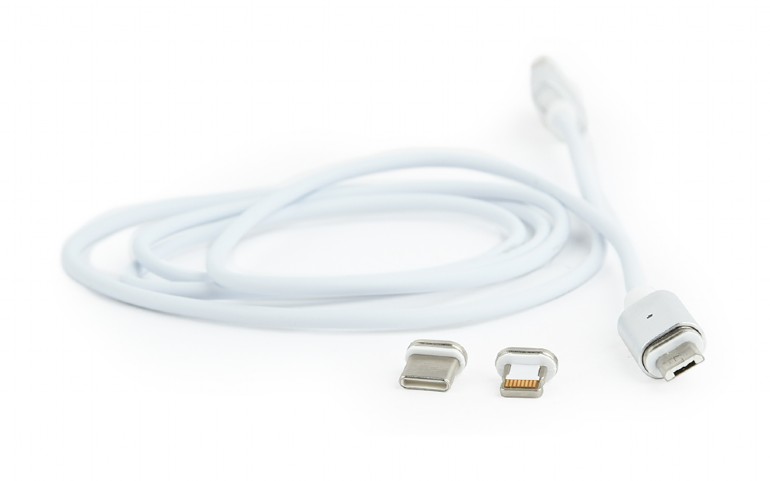 Адаптер для USB-кабеля Cablexpert CC-USB2-AMLM31-1M, /Lightning Белый