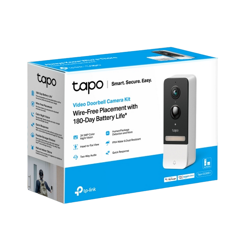 Sonerie video TP-LINK TAPO D230S1, Alb