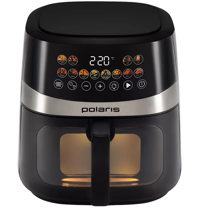 Аэрогриль polaris paf 8005w, чёрный Thumbnail 7