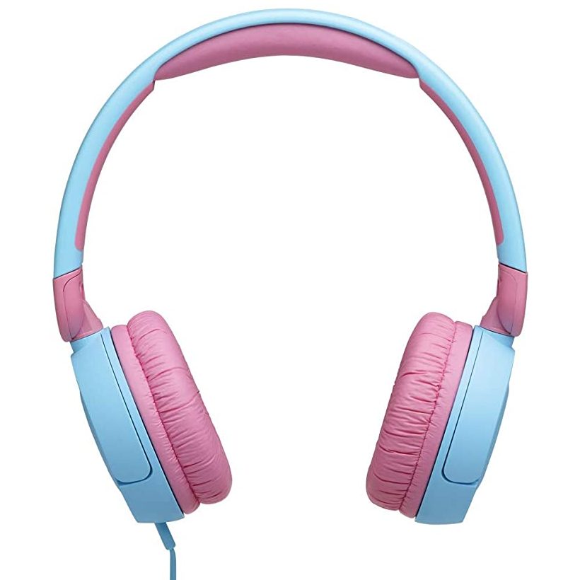 Детские наушники JBL JR310, Bluetooth/Проводное аналоговое, Голубой