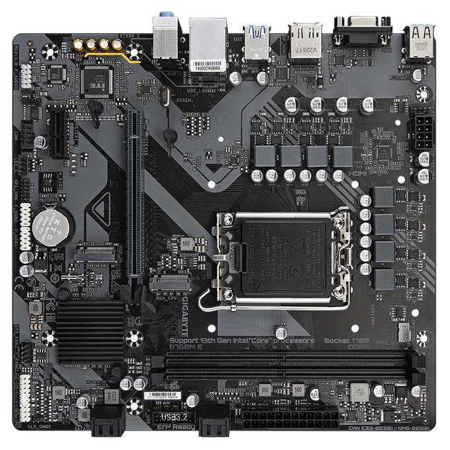MB S1700 Gigabyte B760M E  mATX