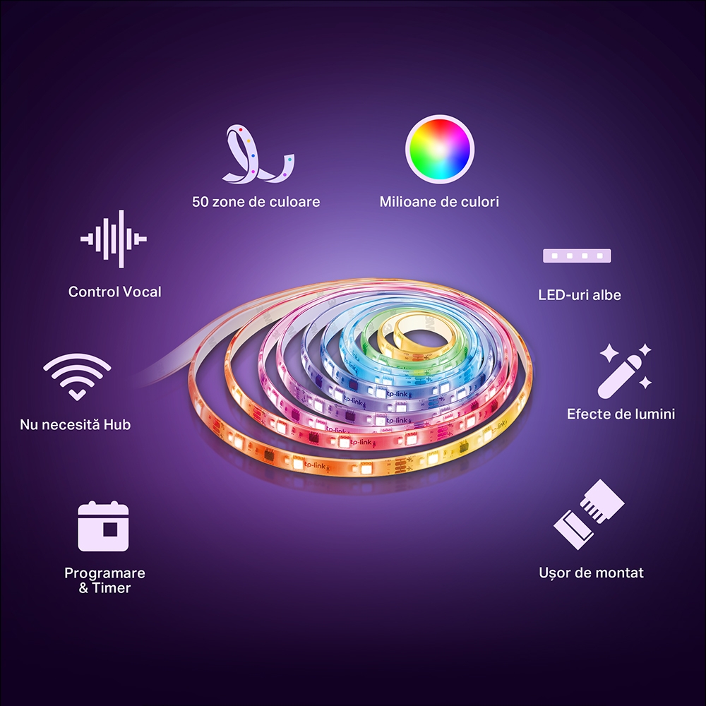 Bandă cu LED-uri TP-LINK Tapo L930-10, --, Multicolor