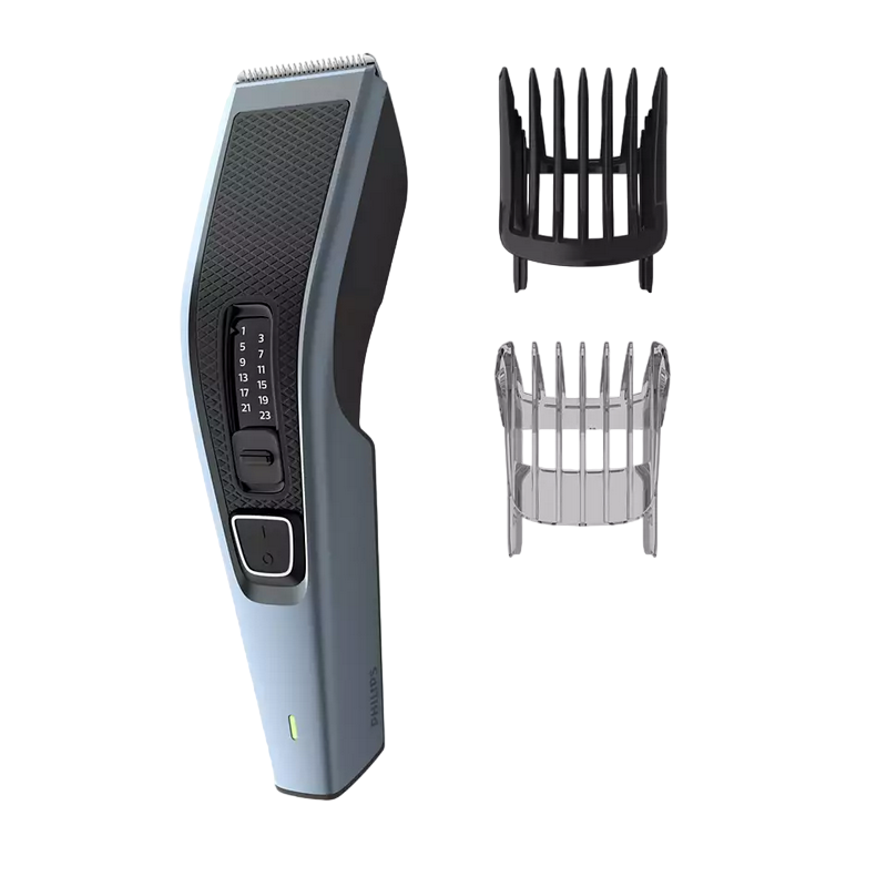 Aparat de tuns Philips Series 3000 HC3530/15, Albastru deschis | Negru