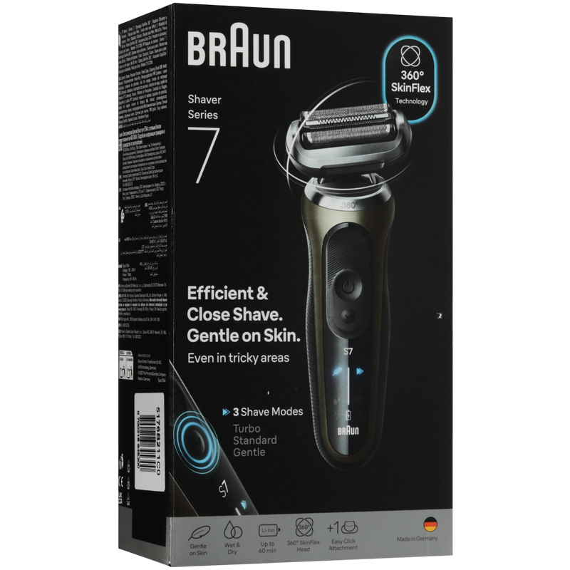 Aparat de ras electric Braun 72-C1200s Negru | Auriu