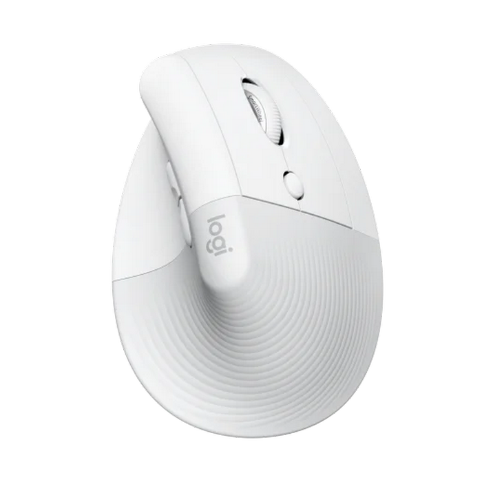 Mouse Wireless Logitech Lift Vertical, Alb