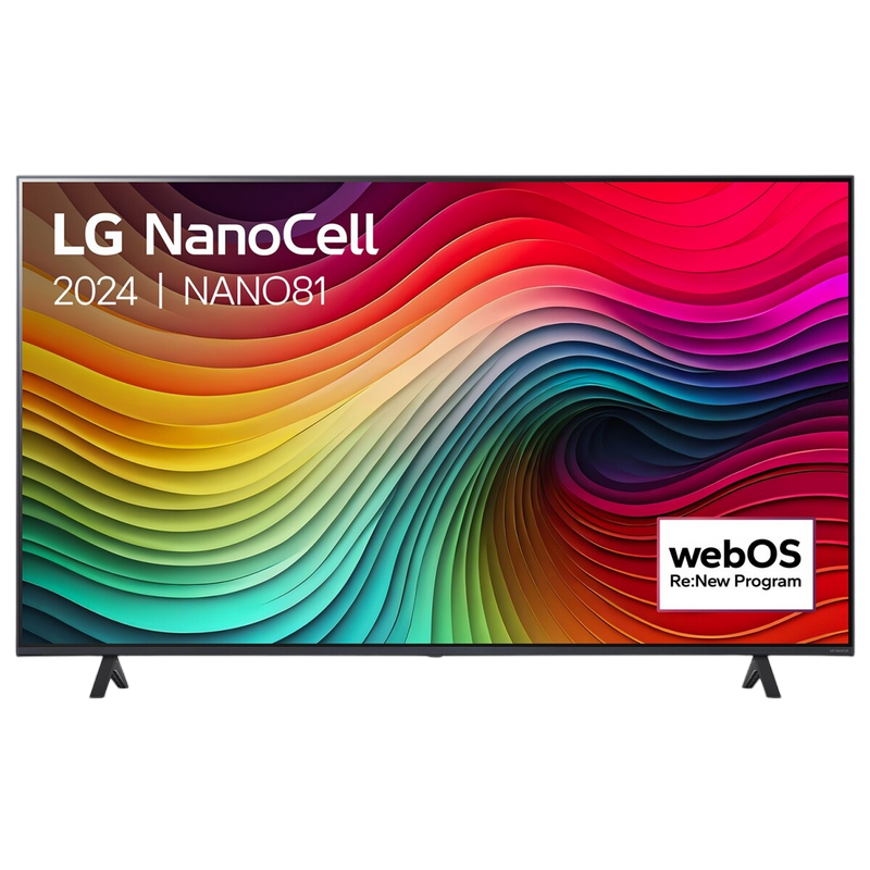 65" LED SMART TV LG 65NANO81T6A, 3840x2160 4K UHD, webOS, Negru