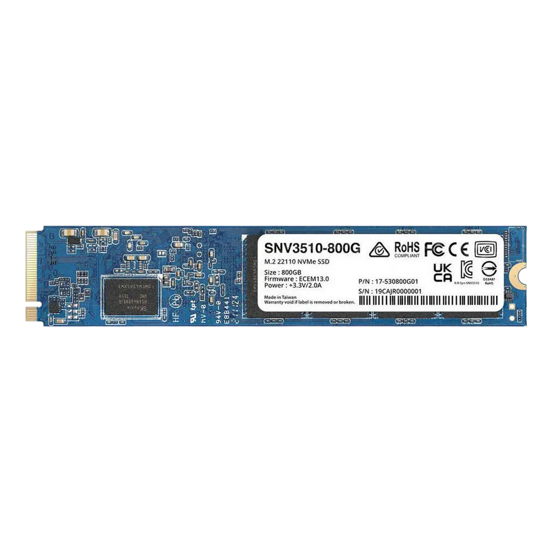 SYNOLOGY M.2 22110 800Gb Enterprise NVMe solid-state drive 