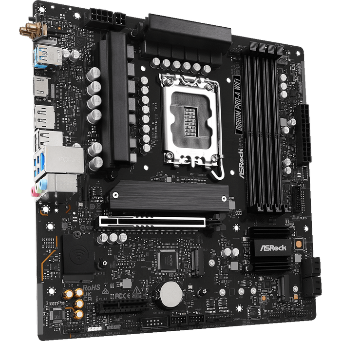 Материнская плата ASRock B860M PRO-A WIFI LGA1851 Micro-ATX