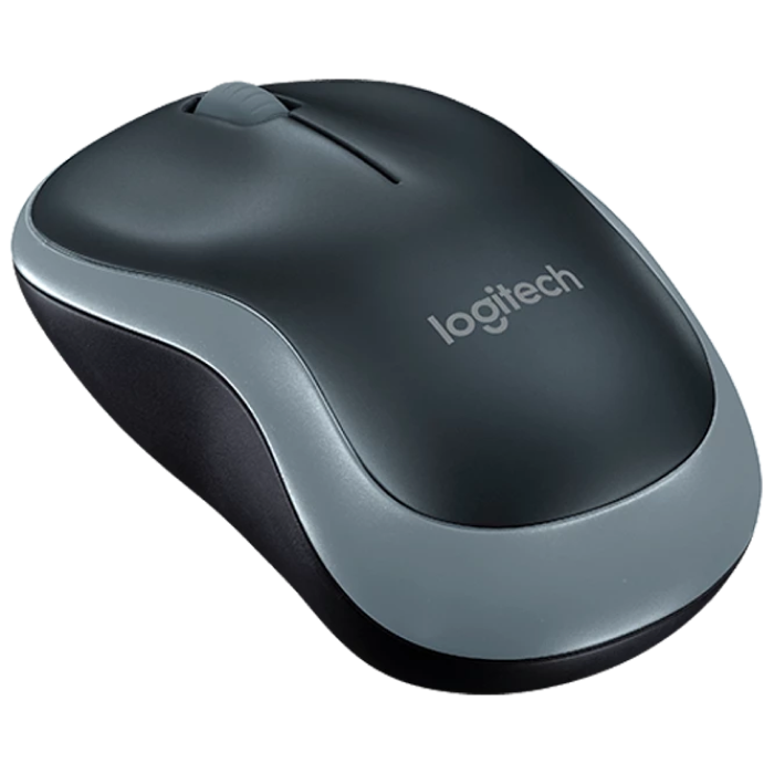 Беcпроводная мышь Logitech M185, Серый
