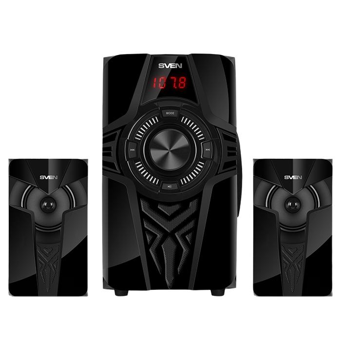 Компьютерные колонки 2.1 SVEN MS-2070, Чёрный