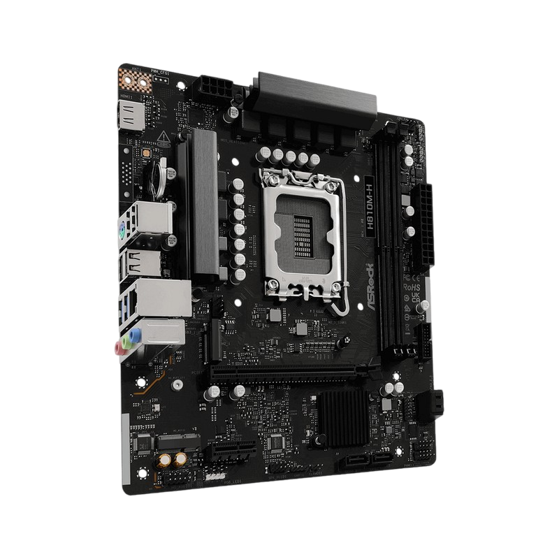 Материнская плата ASRock H810M-H LGA1851 Micro-ATX