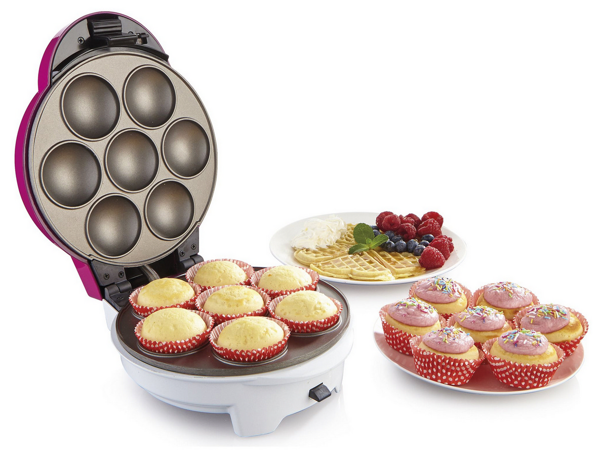 Aparat de preparat waffle Gorenje WCM702PW, Alb | Roz