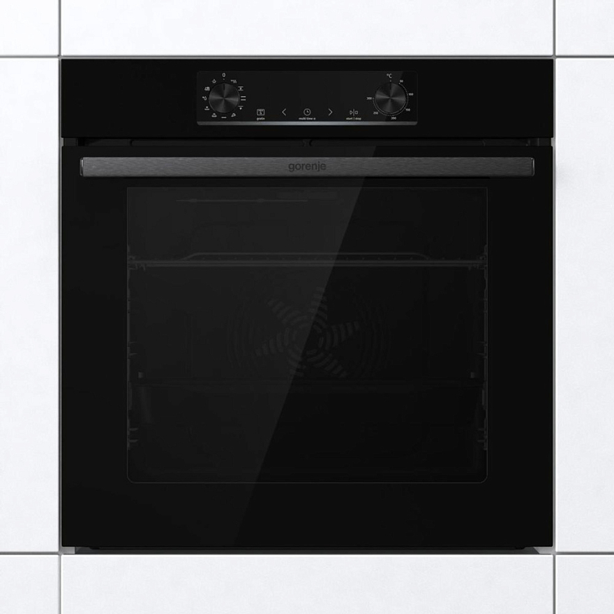 Электрический духовой шкаф Gorenje BO6735E05B, Чёрный