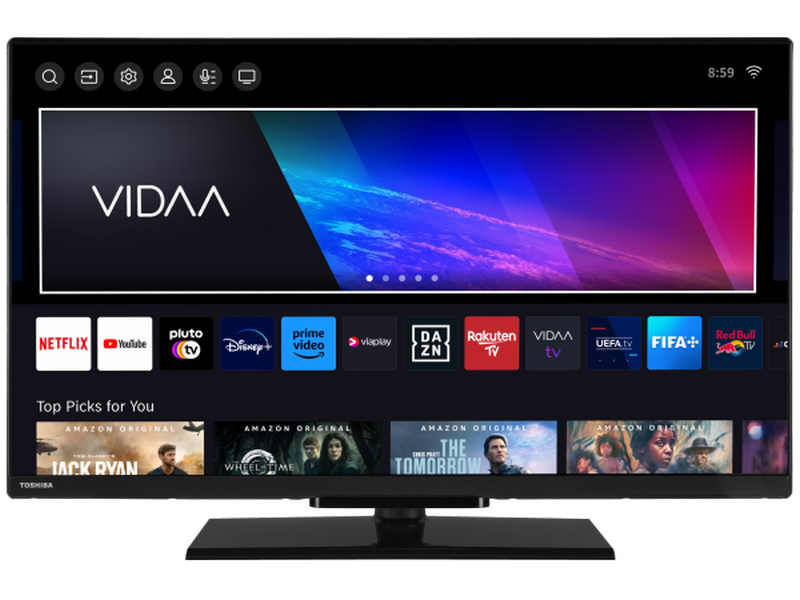 24" LED SMART TV Toshiba 24WV3463DG, 1366x768 HD, Negru