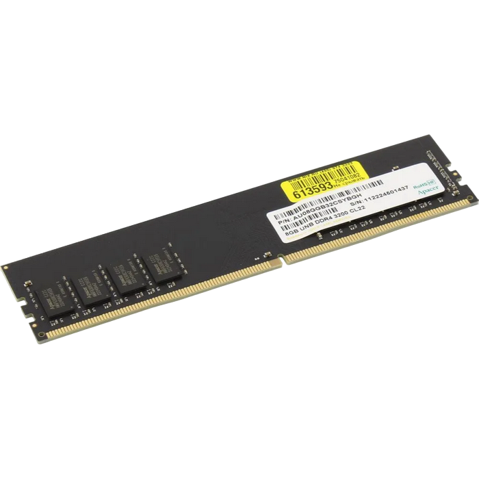 Memorie RAM Apacer AU08GGB32CSYBGH, DDR4 SDRAM, 3200 MHz, 8GB