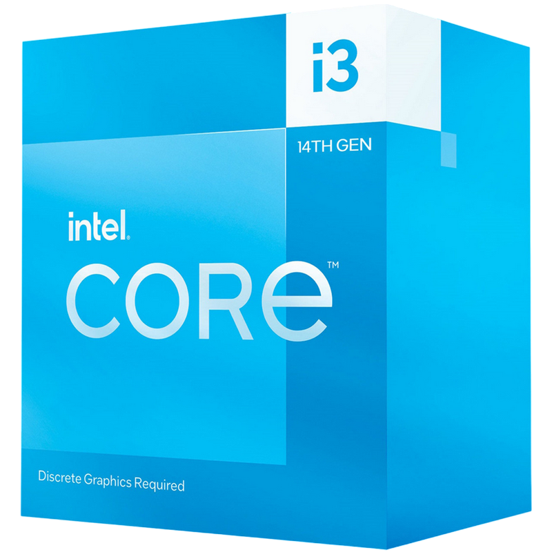 Procesor Intel Core i3-14100F, Fără grafică integrată,  | Tray