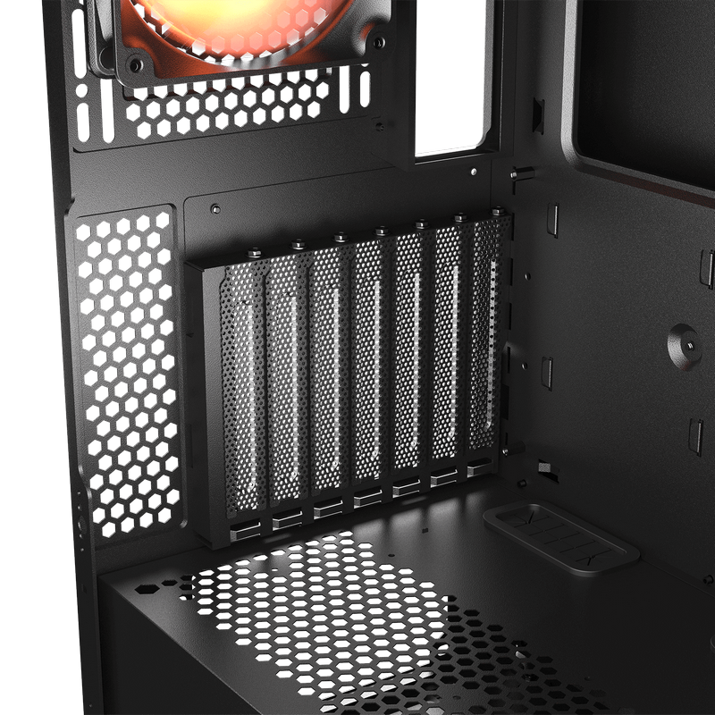 Carcasă PC Cougar Airface ECO RGB Midi-Tower Negru