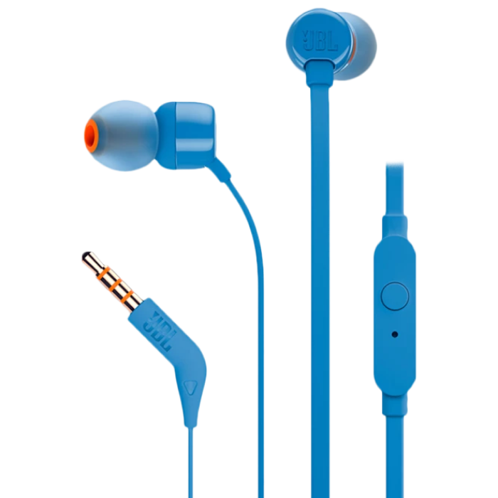Earphones JBL T110 Blue