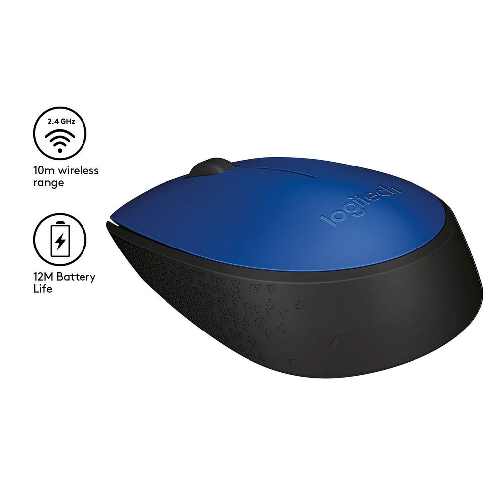 Беcпроводная мышь Logitech M171, Синий