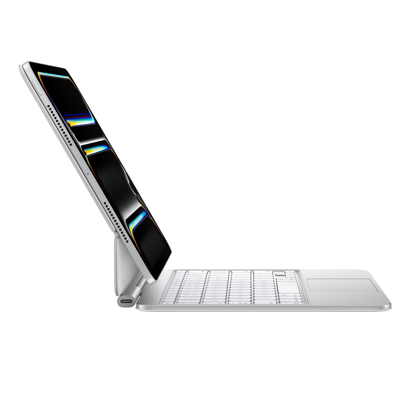 Husă-tastatură Apple Magic Keyboard iPad Pro 11" Alb