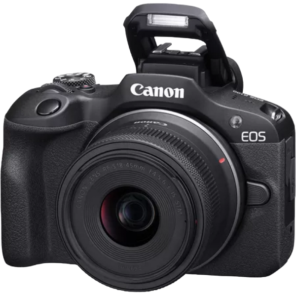 DC Canon EOS R100 Black & RF-S 18-45mm f/4.5-6.3 IS STM KIT