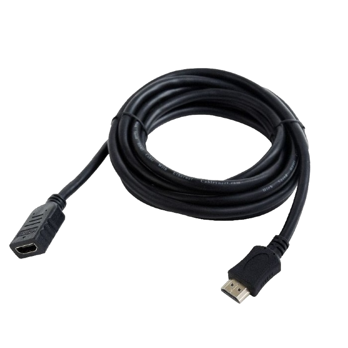 Видео кабель Cablexpert CC-HDMI4X-6, HDMI (M) - HDMI (F), 1,8м, Чёрный