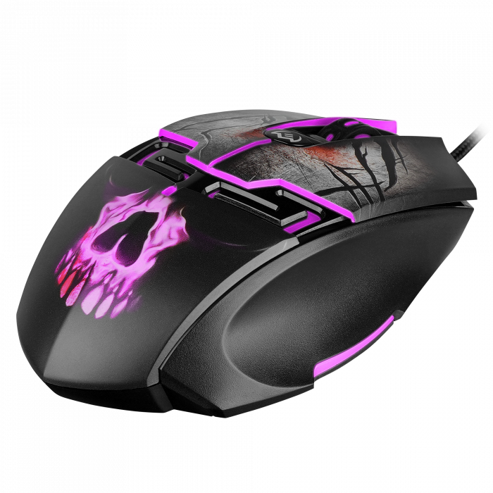 Gaming Mouse SVEN RX-G805, 500-8000 dpi, 6 buttons, Programmable, RGB, Backlight, Black, USB