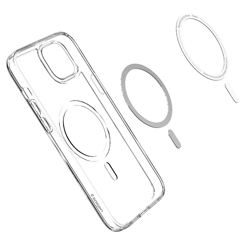 Spigen iPhone 14, Ultra Hybrid Mag Magsafe, White