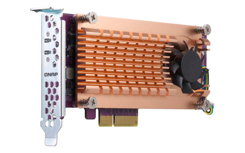 QNAP Dual M.2 PCIe SSD expansion card 