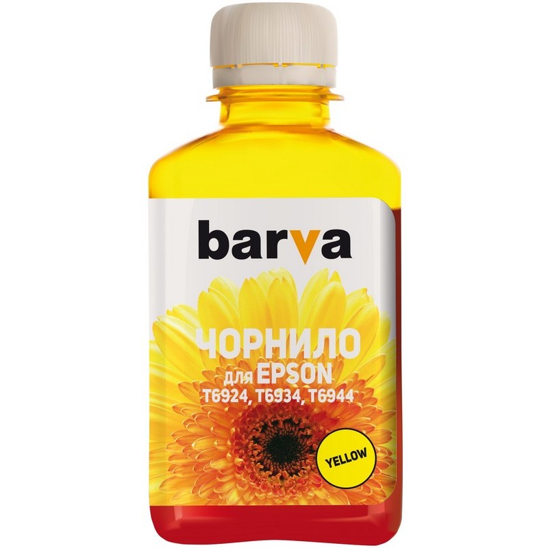 Ink Barva for Epson T6934 yellow 180gr compatible