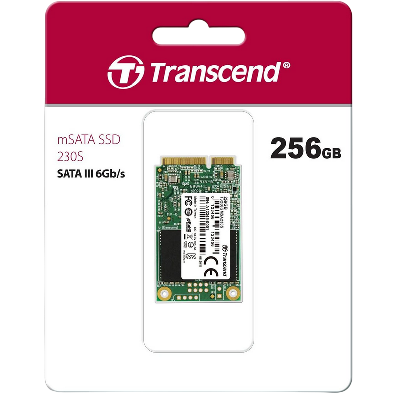 Накопитель SSD Transcend MSA230S, 256Гб, TS256GMSA230S