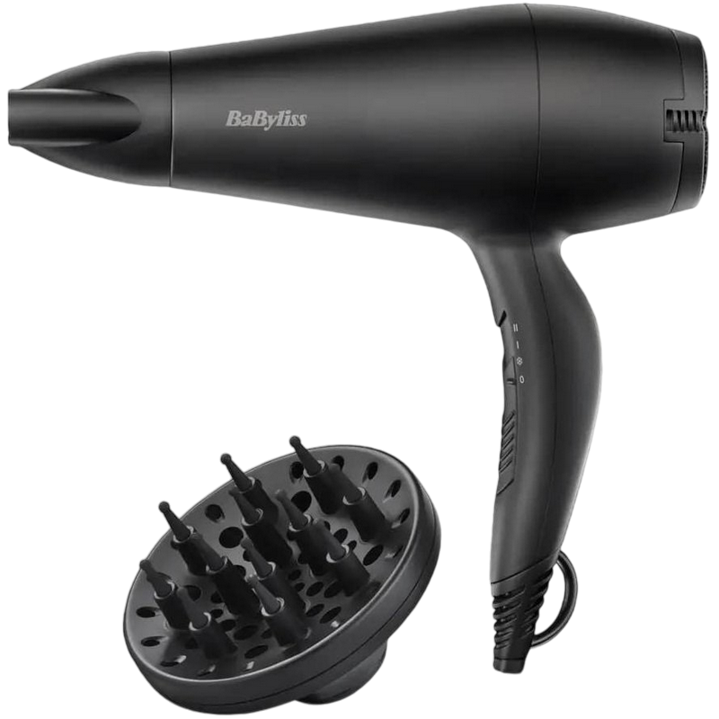 Uscător de păr BaByliss D215DE, 2000W, Negru