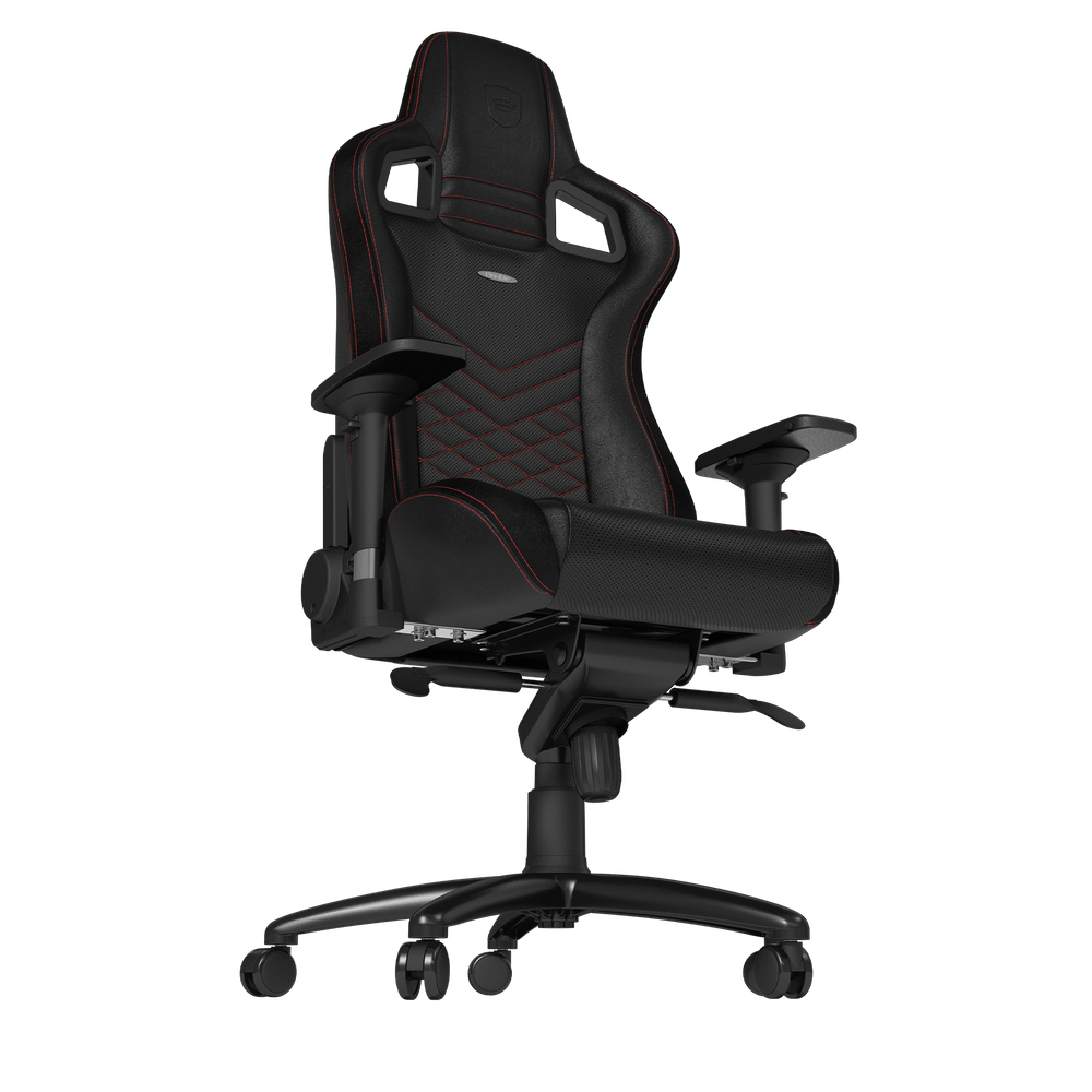 Игровое кресло Noblechairs Epic, Искусственная кожа, Черный/Красный