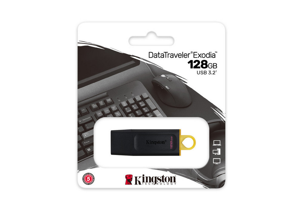 Flash Drive Kingston DataTraveler Exodia 128GB USB3.2
