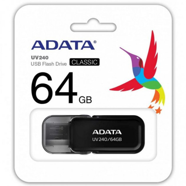 Memorie USB ADATA UV240, 64GB, Negru