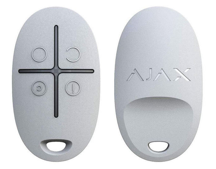 Buton de urgență Ajax SpaceControl, Alb