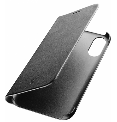 Чехол книжка Cellularline iPhone XS/X - Case, Чёрный