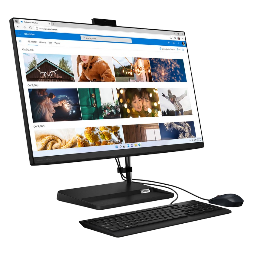 Computer All-in-One Lenovo IdeaCentre 3 27IAP7, 27", Intel Core i7-13620H, 16GB/1024GB, Fără SO, Negru
