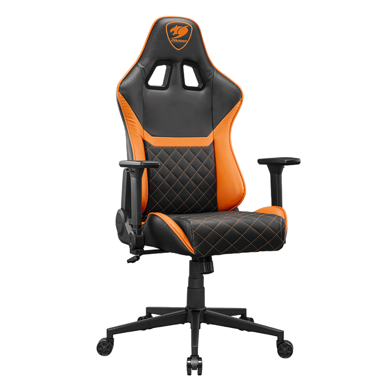 Scaun Gaming Cougar Armor One V2 Gold, PVC Piele, Negru | Auriu