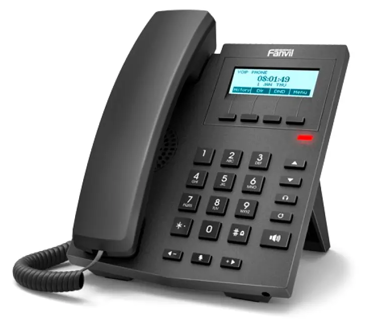 Fanvil X1P Black, VoIP phone, POE support - photo