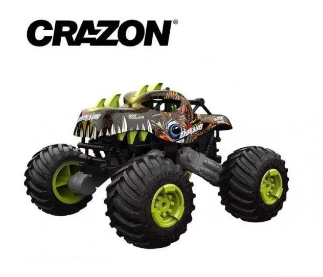 Jucărie cu telecomandă Crazon Oversize Wheel Cross-Road, 1:10, Verde (333-DJ19161) - photo
