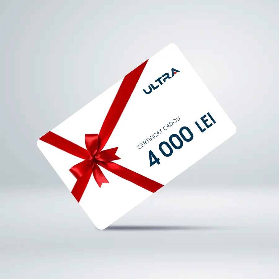 Certificat Cadou cu valoarea 4000 Lei | Card cu barcode si numerotatie - photo